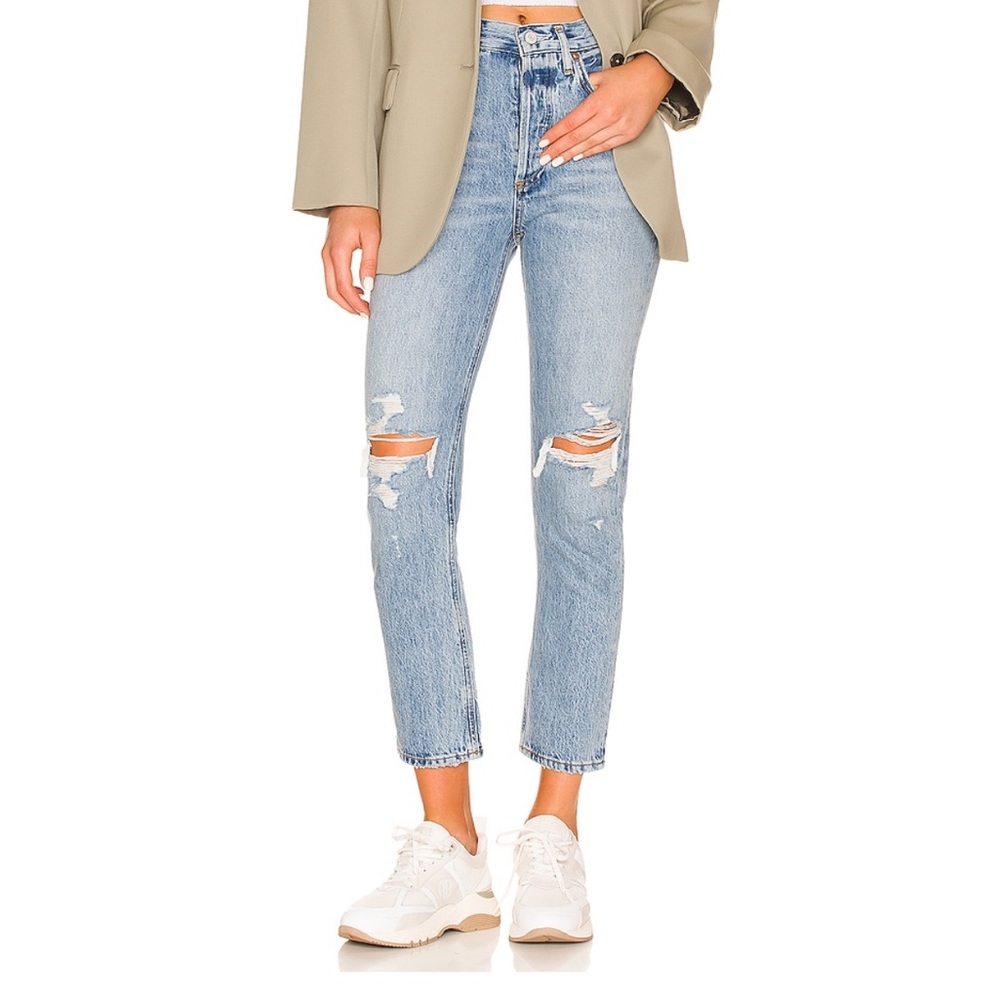 Agolde raw denim